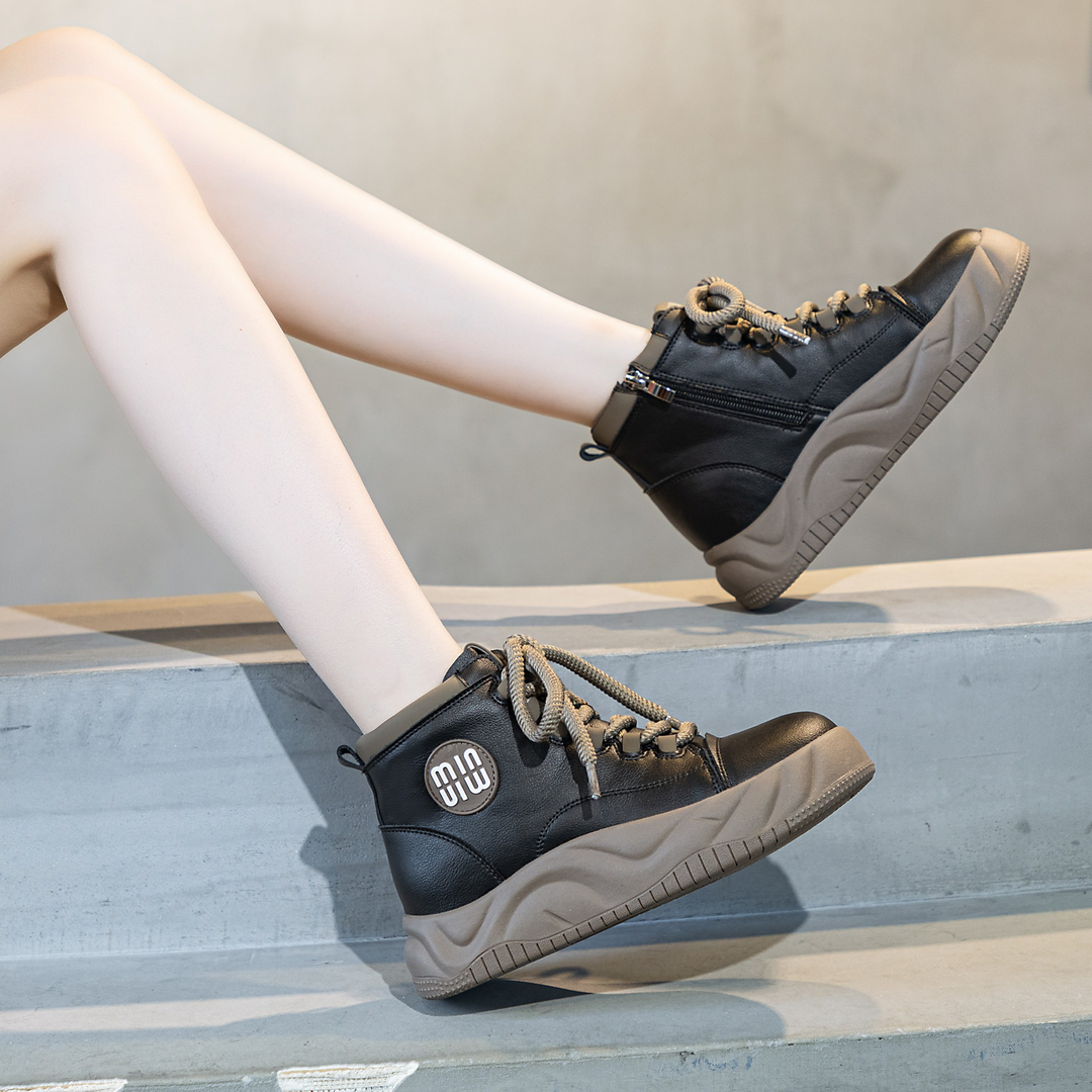 Genuine handmade cowhide casual shoes