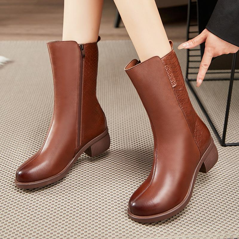 Pure Leather Waterproof & Durable Ankle Boots – lurebest