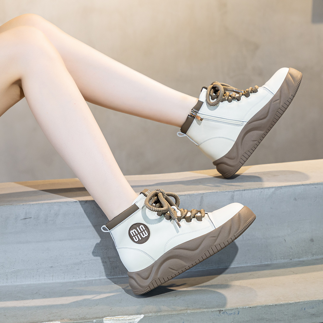 Genuine handmade cowhide casual shoes