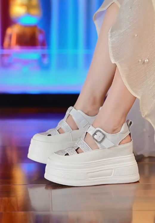 Women's Flash Diamond Striped Sandals