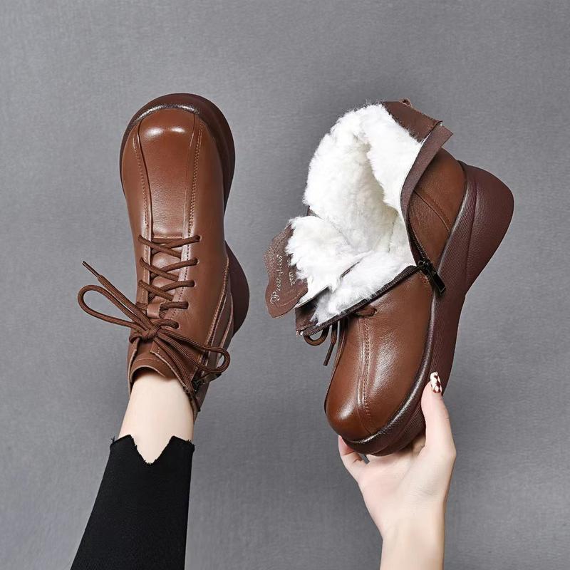 Waterproof and Durable Handmade Leather Ankle Boots