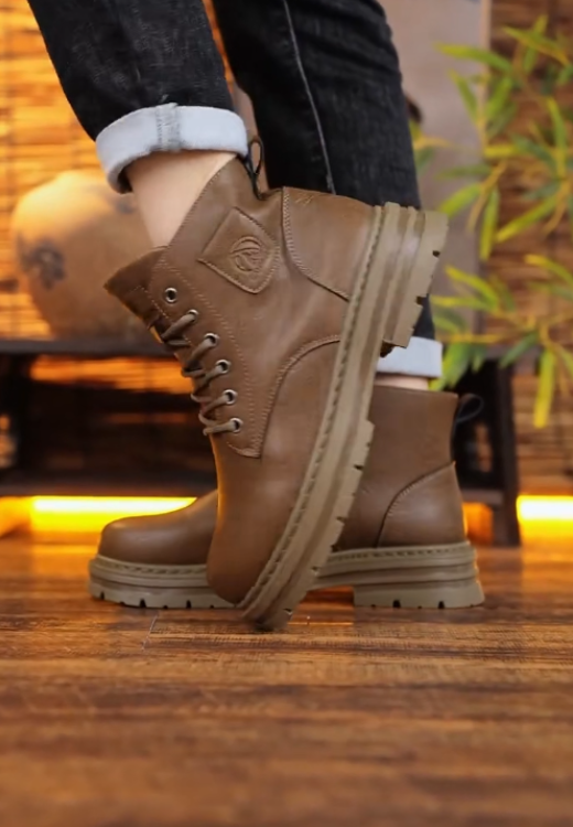 Men's classic pure leather boots