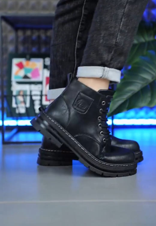 Men's classic pure leather boots