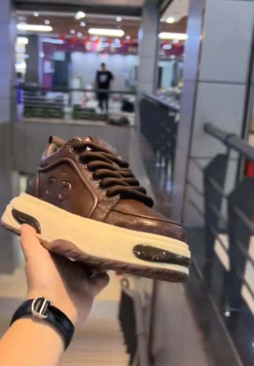 Men's Brown Elevated Air Cushion Casual Shoes