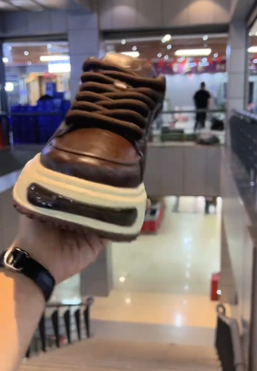 Men's Brown Elevated Air Cushion Casual Shoes