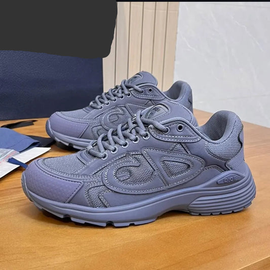 Men's high-quality grey casual sports shoes