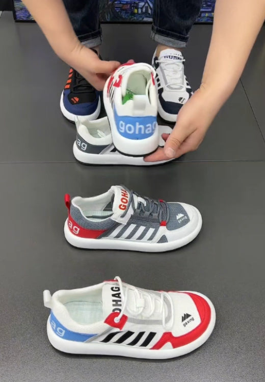 Men's slash color matching casual shoes