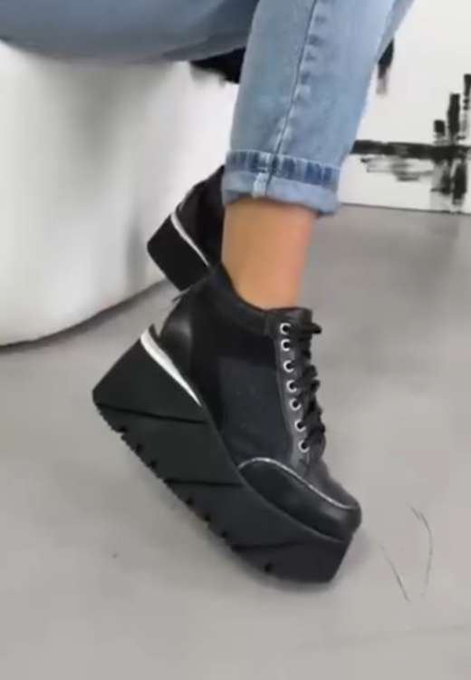 Women's heightening slope leisure shoes