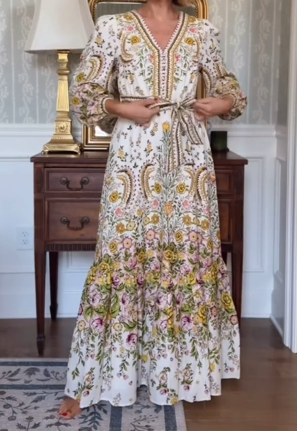 Spring floral dress/skirt