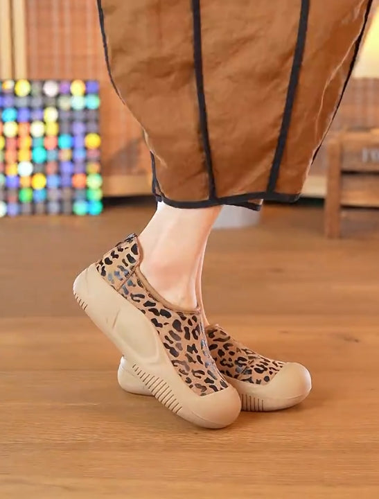 Leopard print leisure pedal