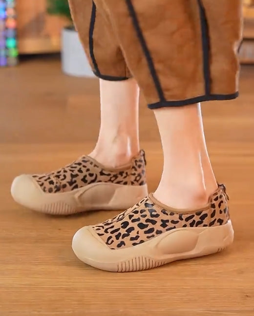 Leopard print leisure pedal