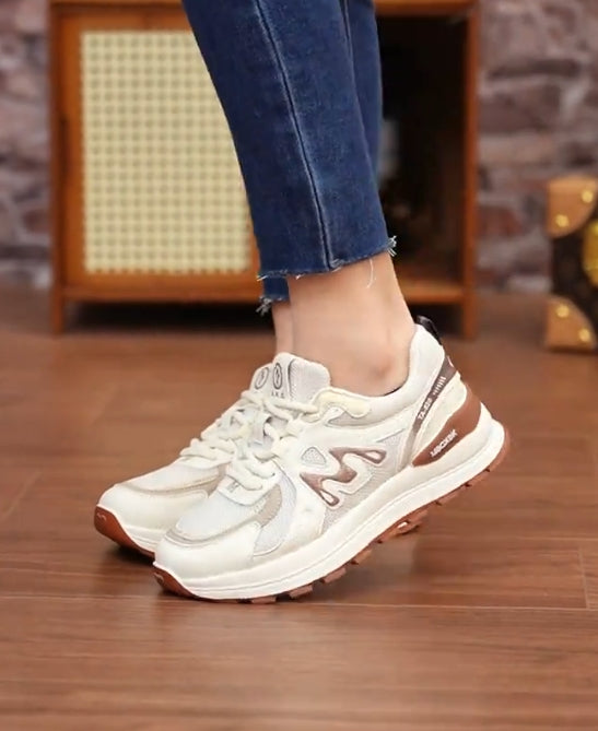 Letter mesh casual shoes
