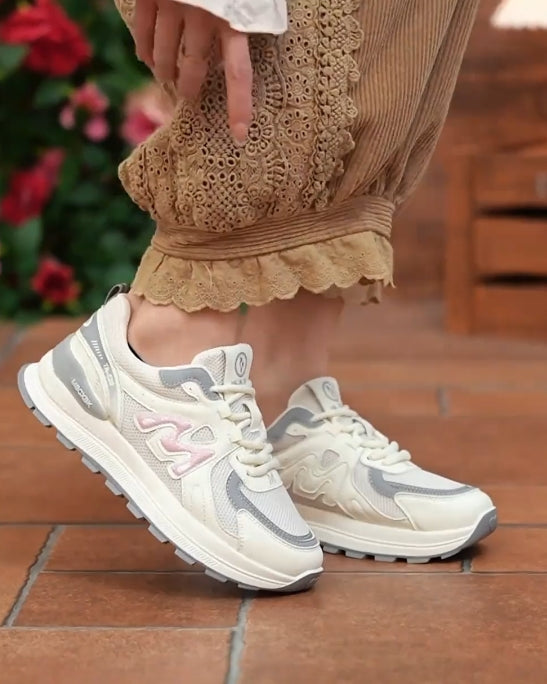 Black and white optional air cushion casual shoes