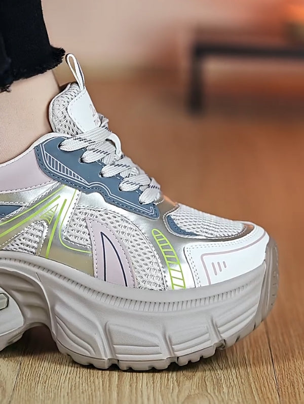 Heightening mesh breathable casual shoes