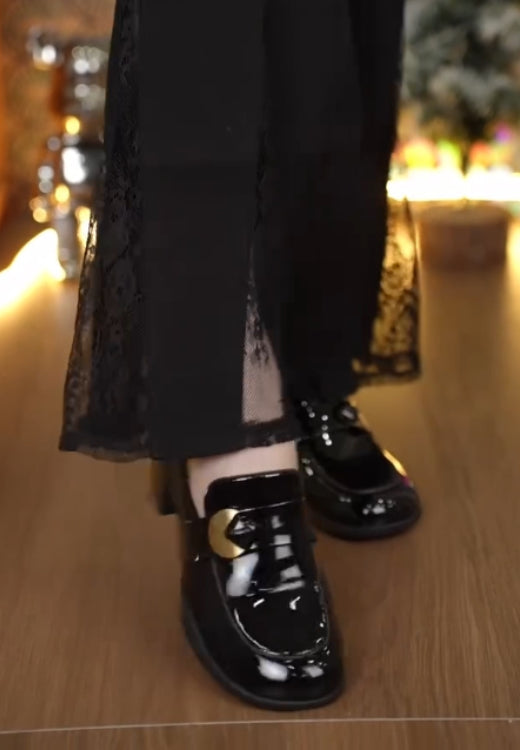 Glossy Patent Leather Loafers