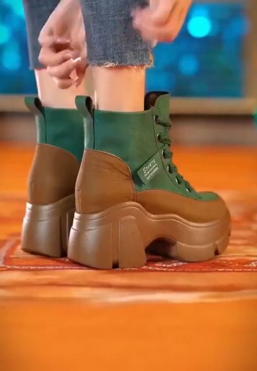 Splicing platform high boots | Spring/summer trend new