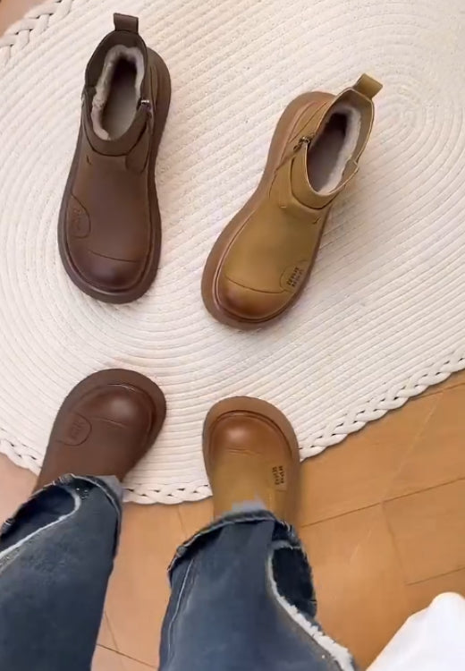 Simple and stylish retro breathable boots