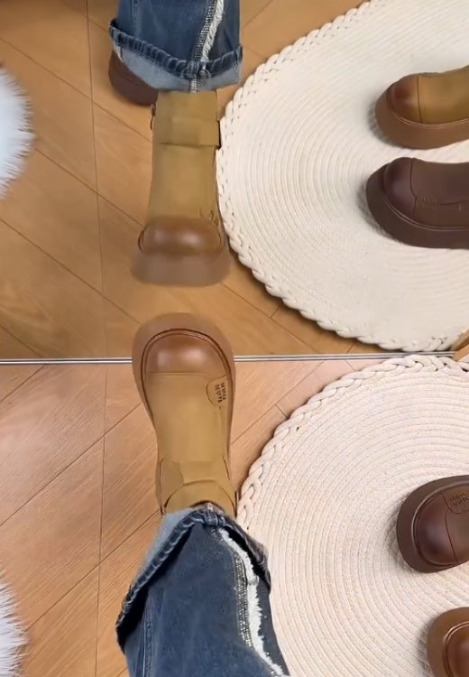 Simple and stylish retro breathable boots