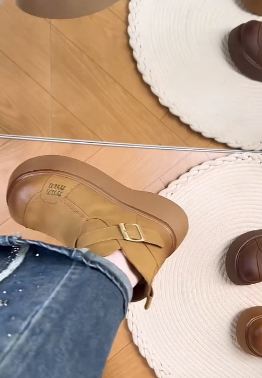 Simple and stylish retro breathable boots