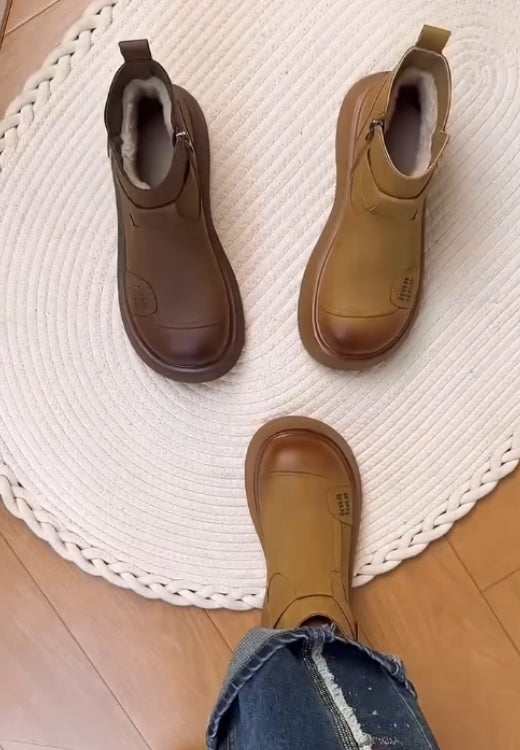 Simple and stylish retro breathable boots