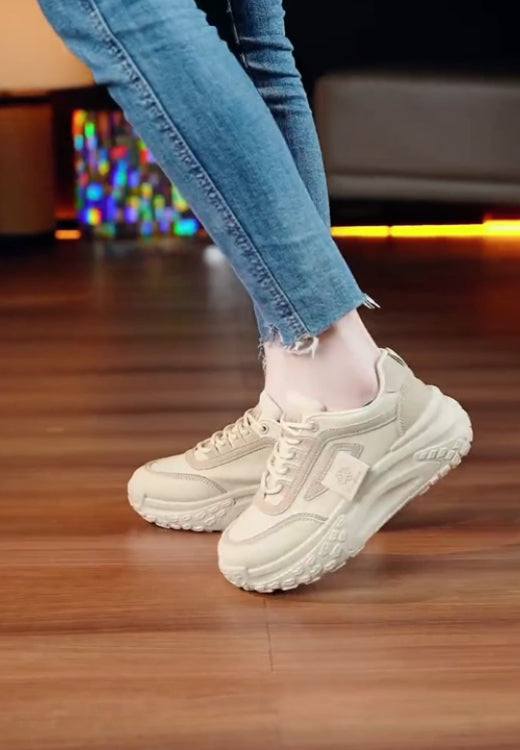 Thick-soled breathable women's shoes