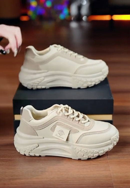 Thick-soled breathable women's shoes