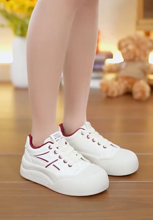 Spring and summer leisure small white shoes