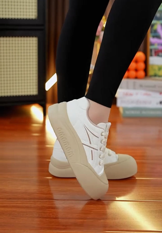 Spring and summer leisure small white shoes