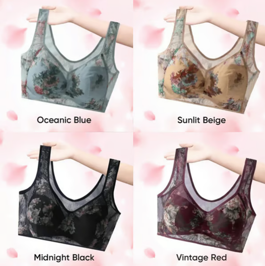 Super gather bra | Ice Silk Lace Cooling Comfort Bra