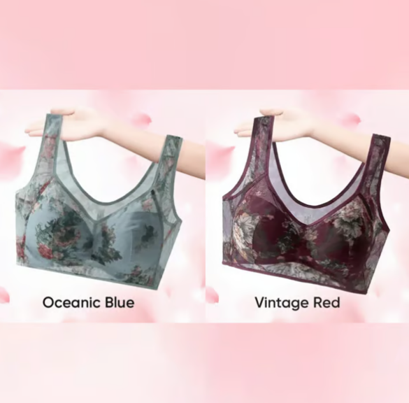 Super gather bra | Ice Silk Lace Cooling Comfort Bra