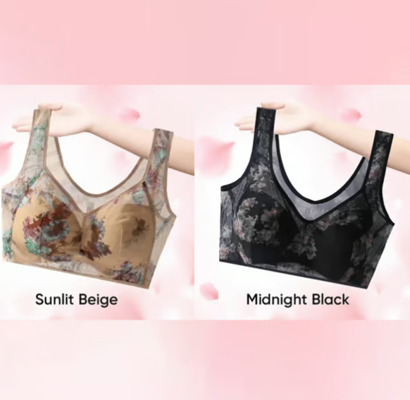 Super gather bra | Ice Silk Lace Cooling Comfort Bra