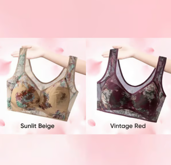 Super gather bra | Ice Silk Lace Cooling Comfort Bra