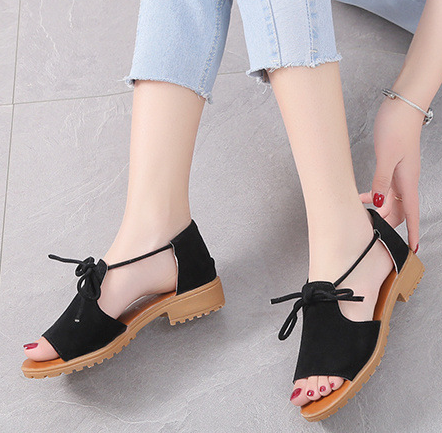 Fish Mouth Lace-up Flat Sandals (Buy 2 Get Free Shipping✔️)