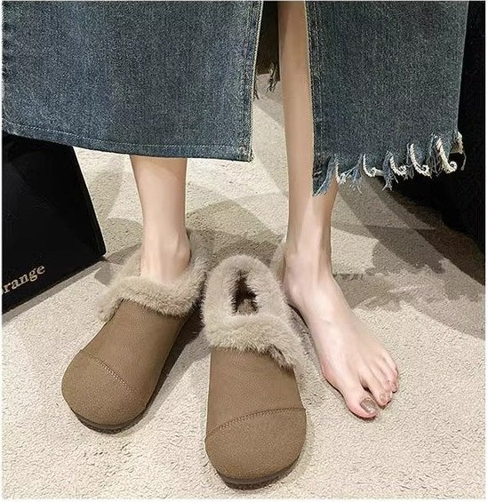 New velvet suede casual loafers