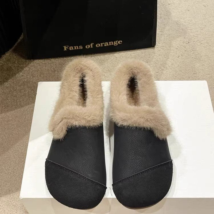 New velvet suede casual loafers