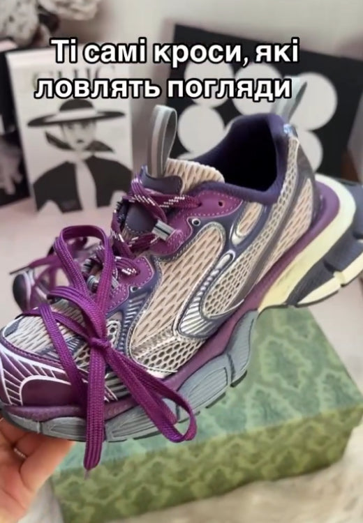Fashion purple strap cat claw casual shoes