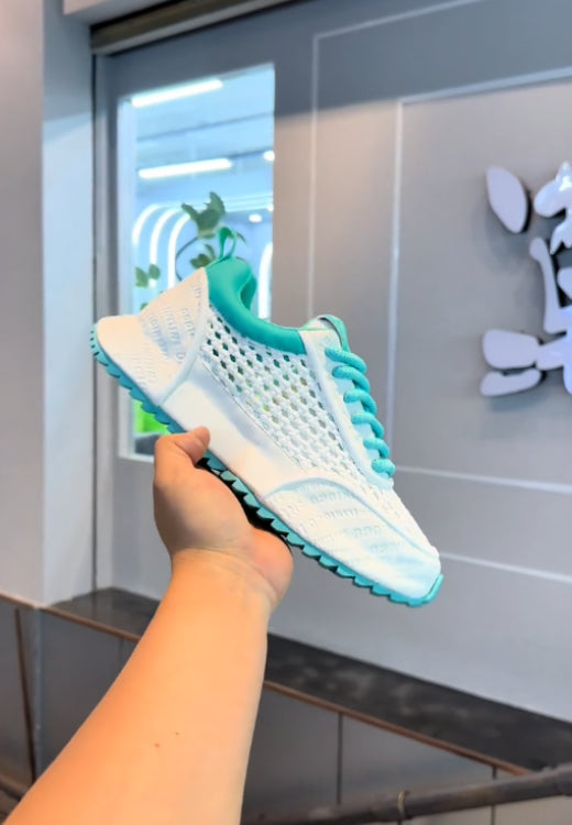 Men's hollow woven breathable casual shoes
