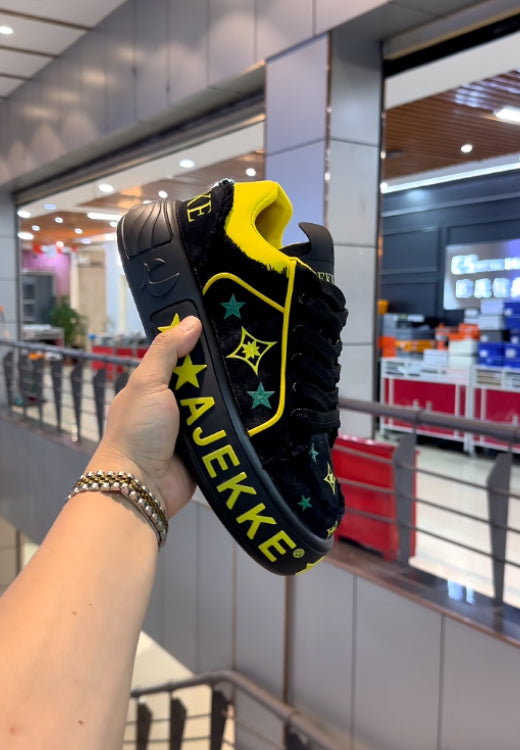 Men's letter printing heightening shoes
