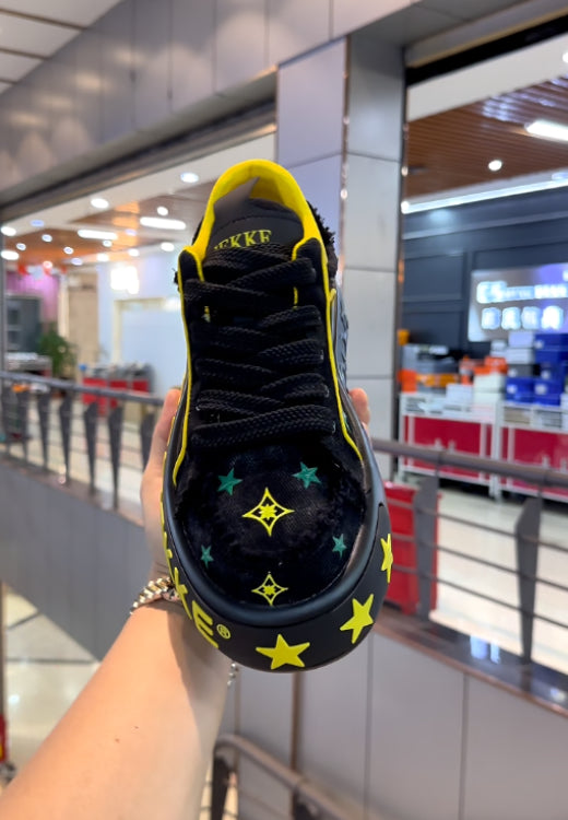 Men's letter printing heightening shoes