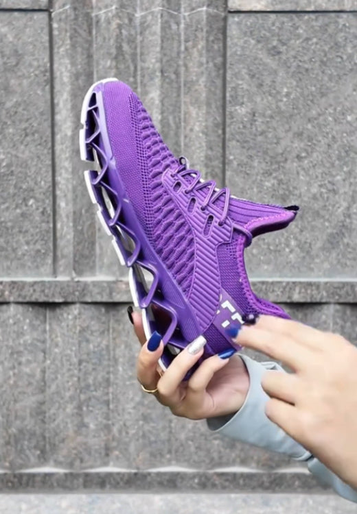 Men's colorful purple flying shoes
