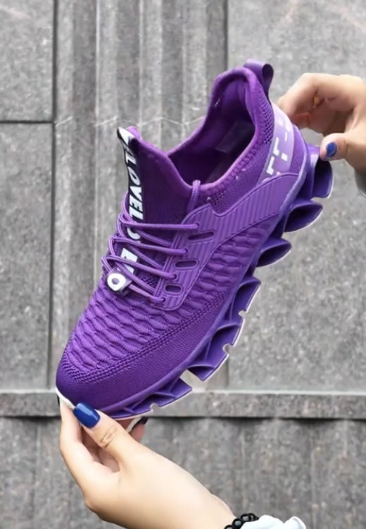 Men's colorful purple flying shoes