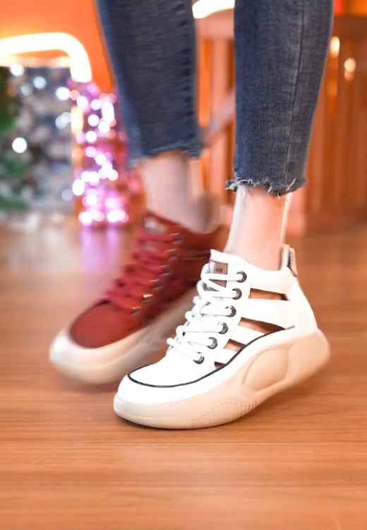 Breathable leisure shoes for ankle protection