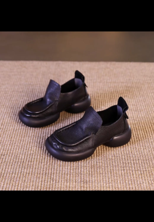 High-quality casual women's shoes with soft cowhide and soft sole