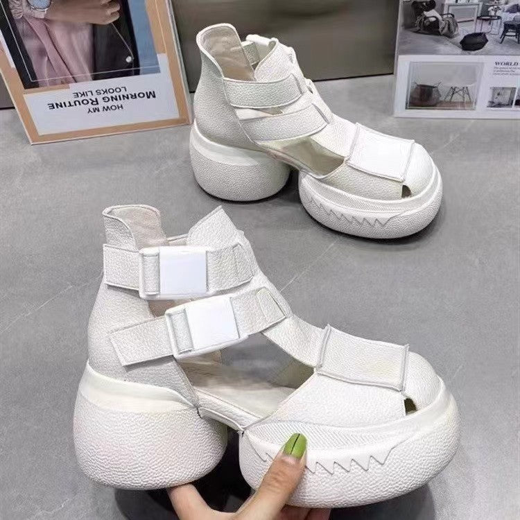 Pure leather orthopedic sandals/boots