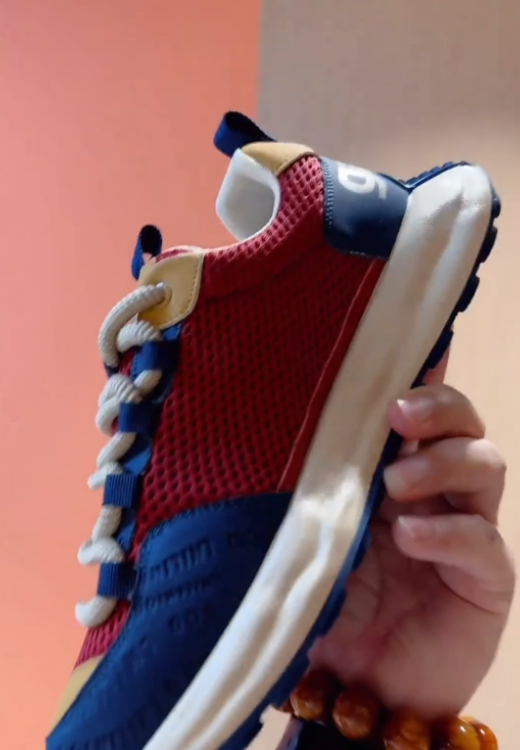 2025 new summer color matching thick soled fashion casual shoes