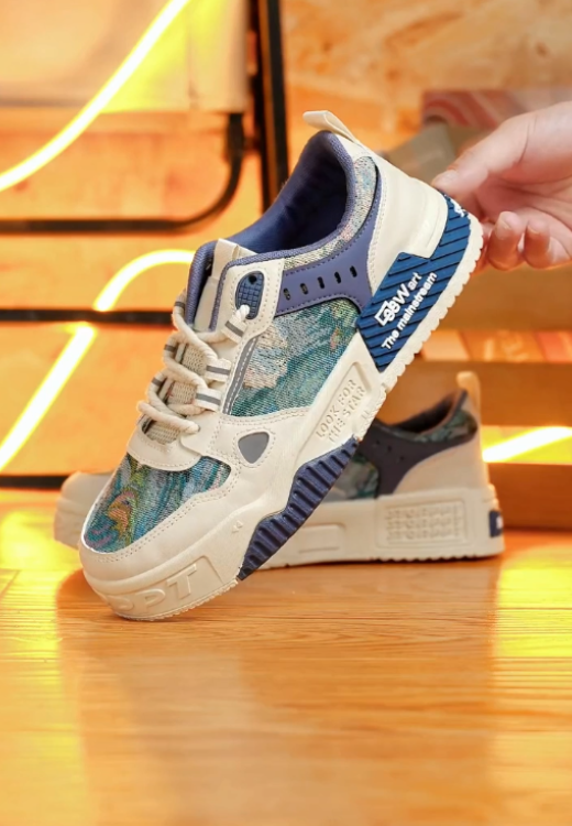 Men's soft-soled heighten shoes