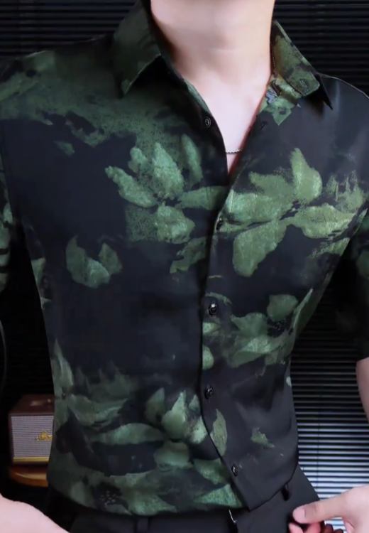 Men's landscape rendering high quality shirt