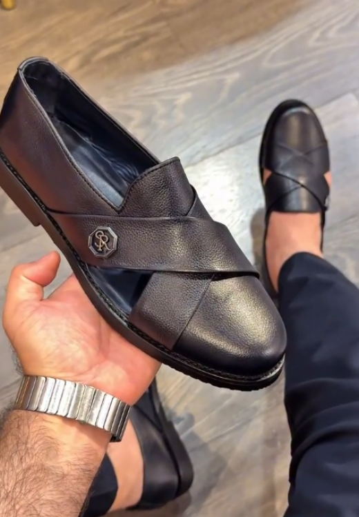 Men's high-quality handmade cowhide sandals