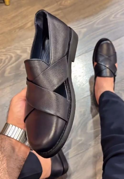 Men's high-quality handmade cowhide sandals
