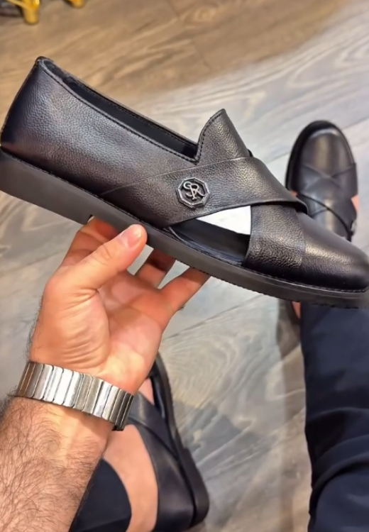 Men's high-quality handmade cowhide sandals